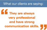 What our clients are saying